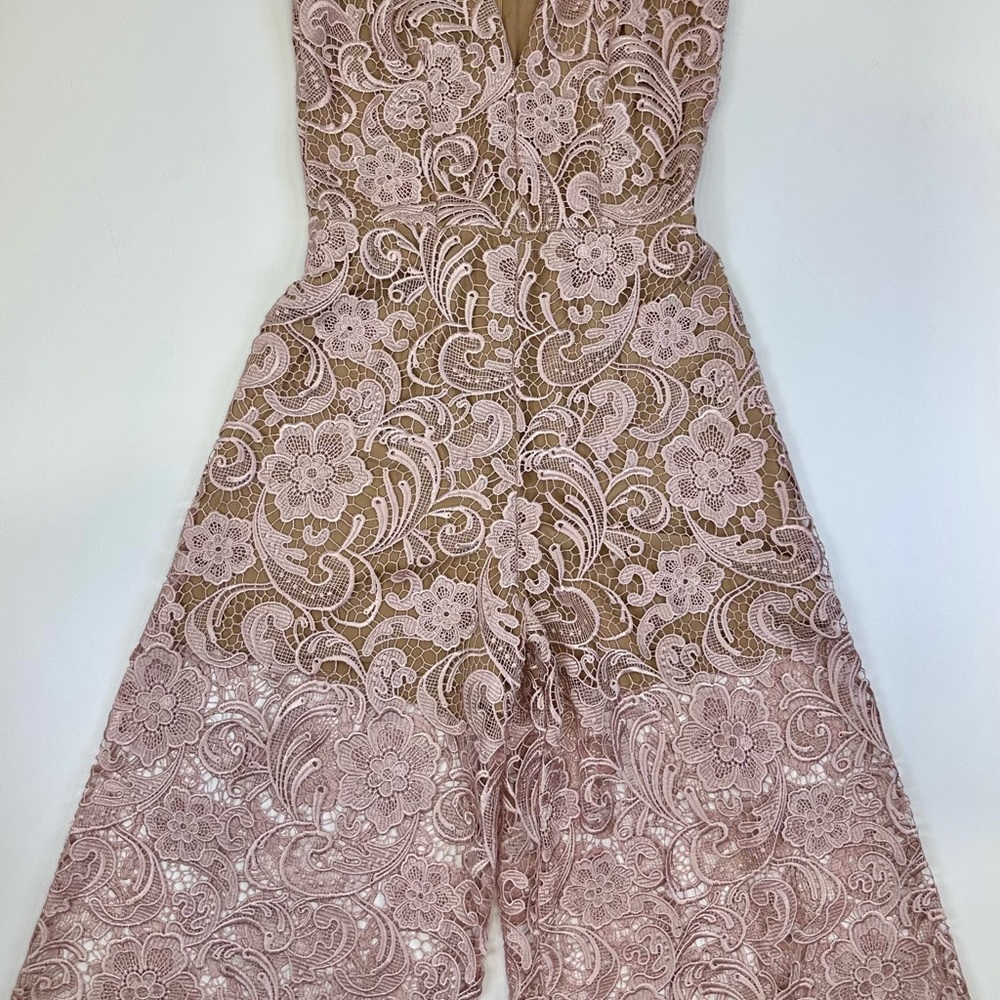 Dress the Population Blush Lace Jumpsuit - Picture 2 of 8